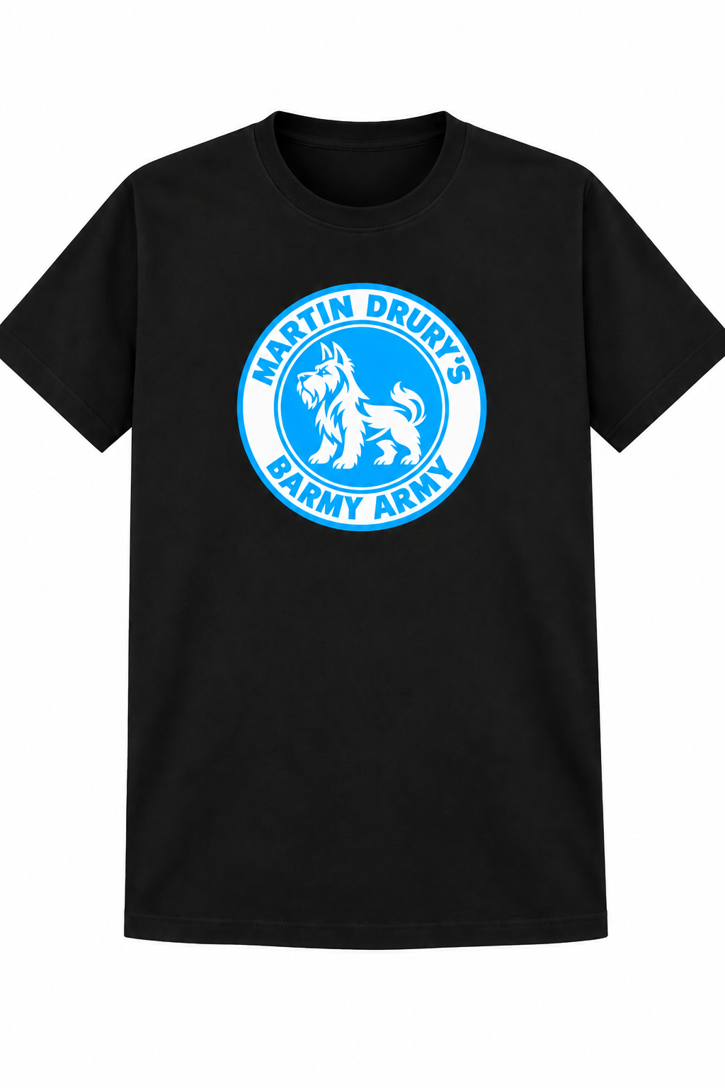 Martin Drury's Barmy Army Black t-shirt