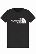 The Cowshed End Black Tee Large logo