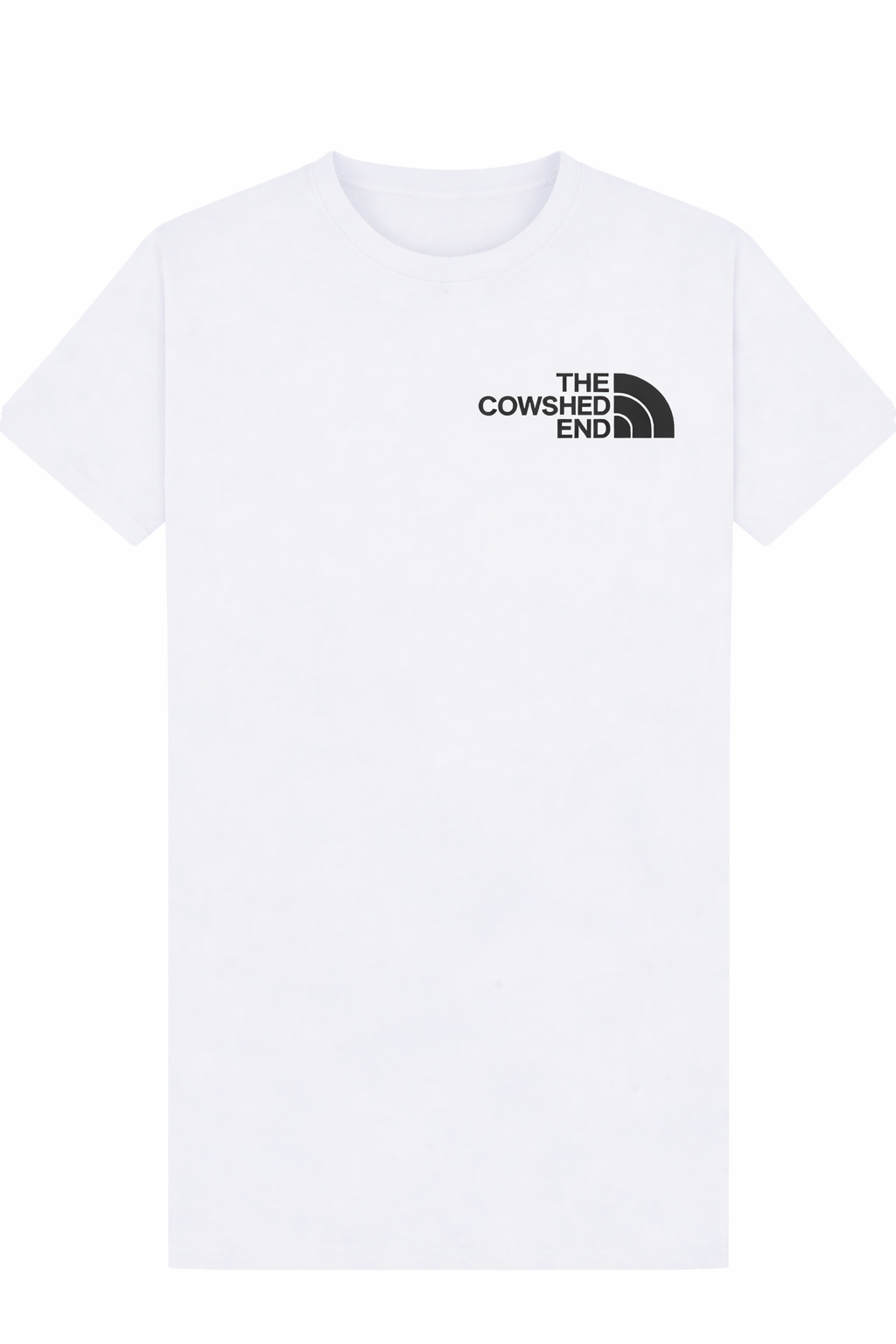The Cowshed End White Tee Left Chest