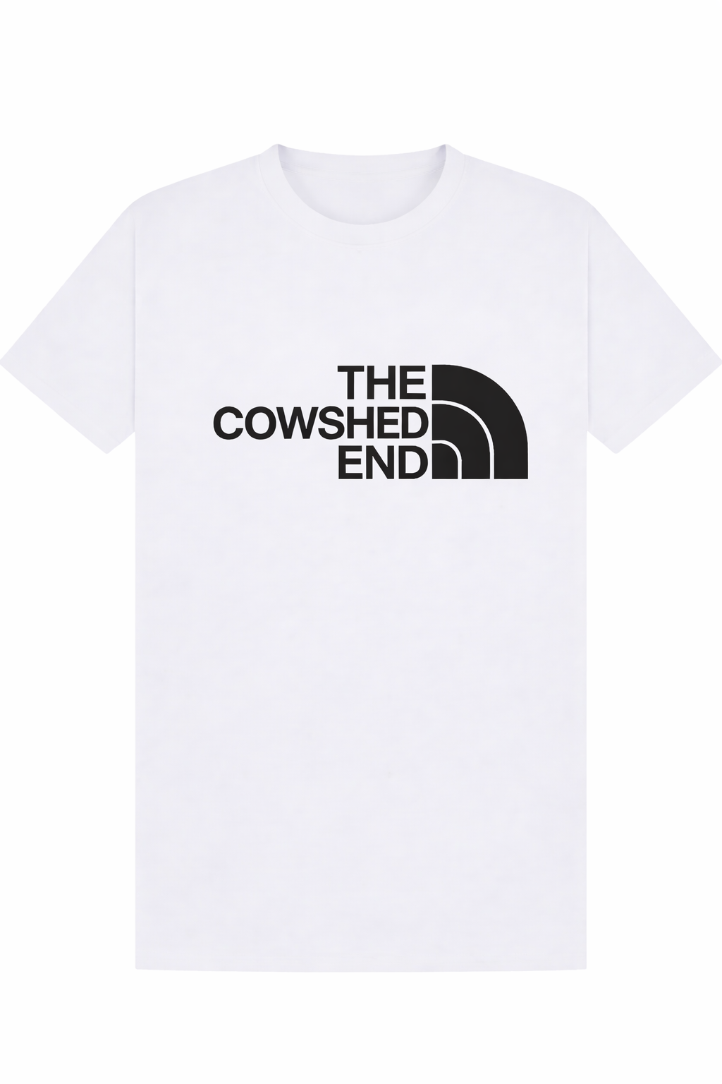 The Cowshed End White Tee Large Logo