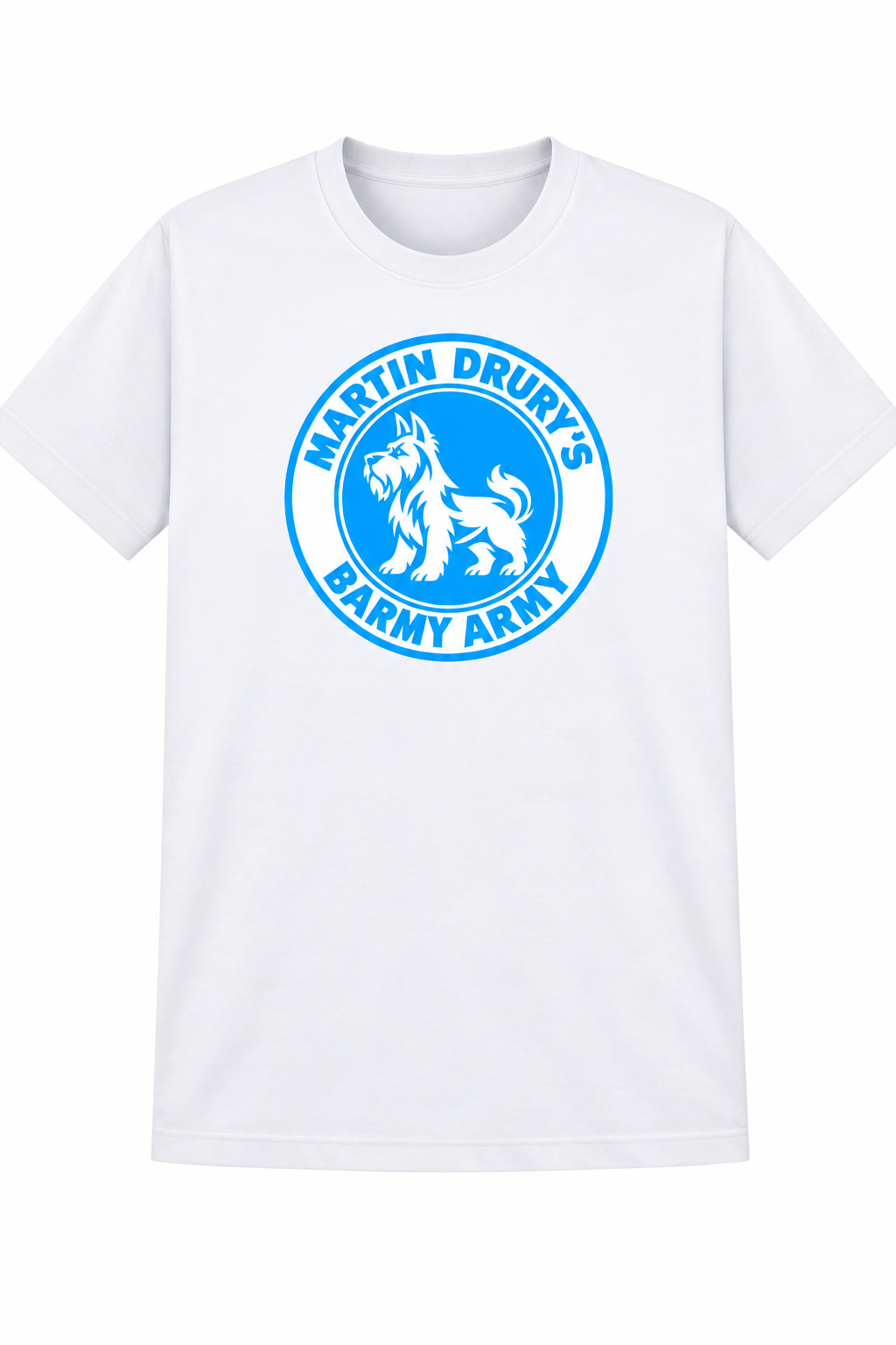 Martin Drury's Barmy Army White T-shirt