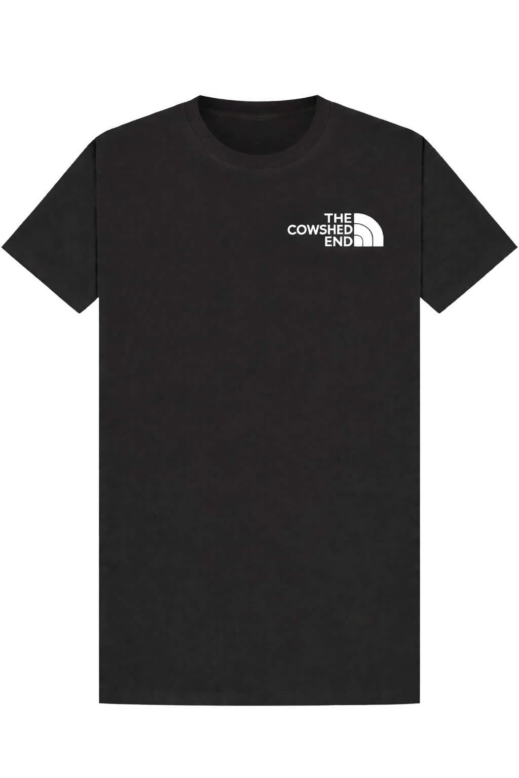 The Cowshed End Black Tee Left Chest
