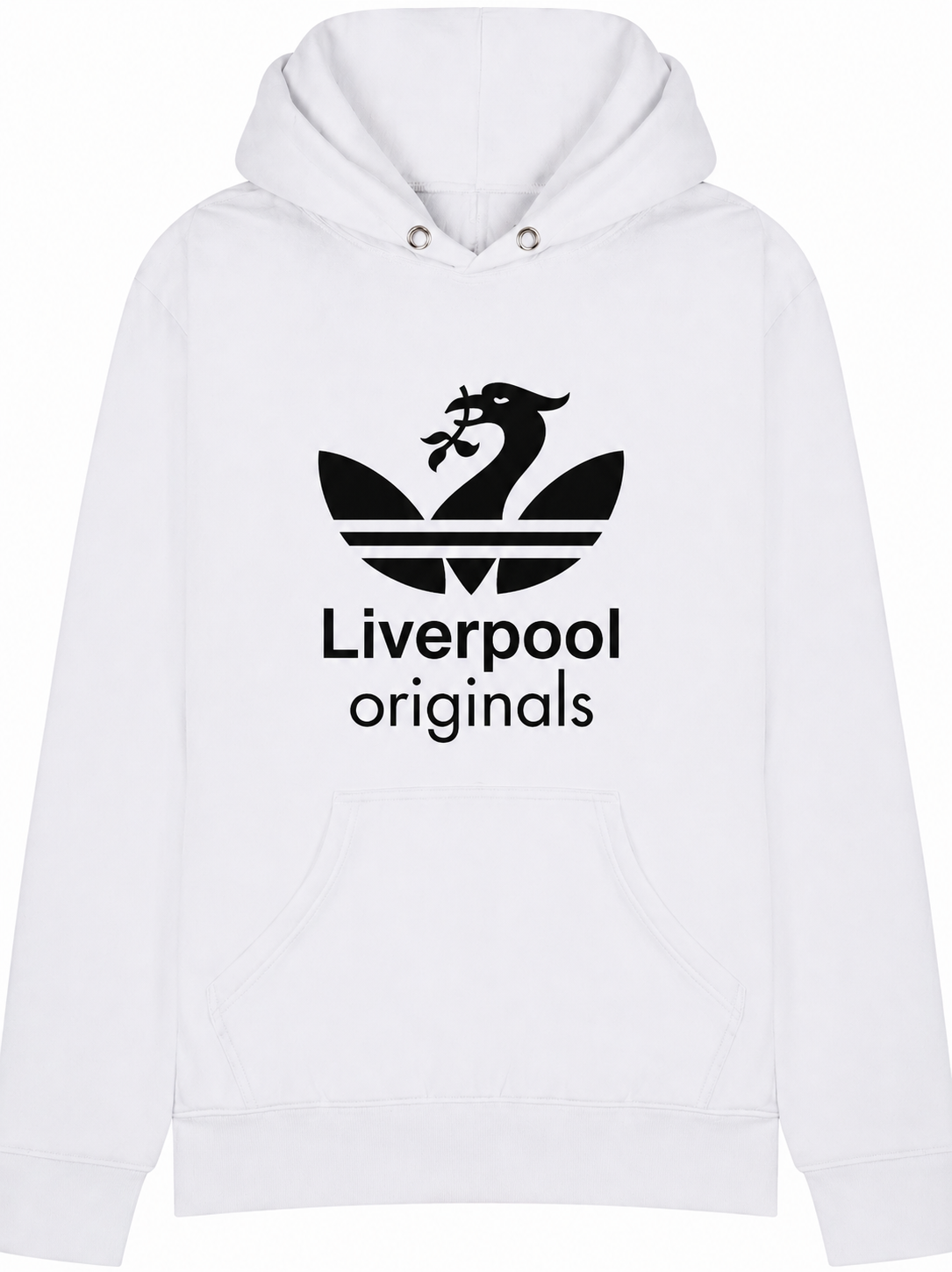 Liverpool originals white hoodie